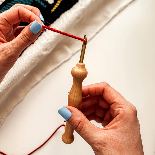 How to Thread a Punch Needle