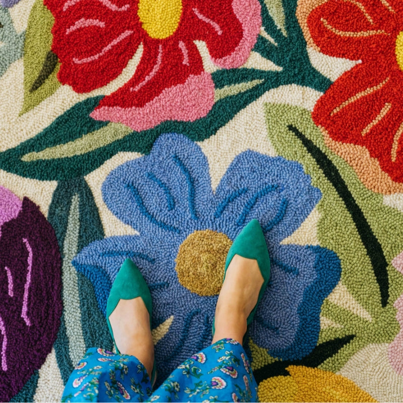 Wildflower Rug Digital Pattern & Course