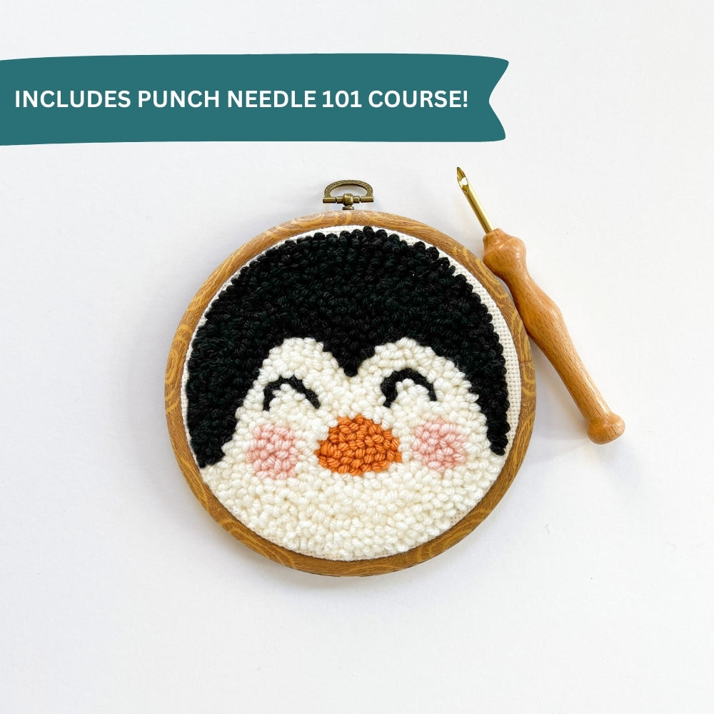 Penguin Punch Needle Kit