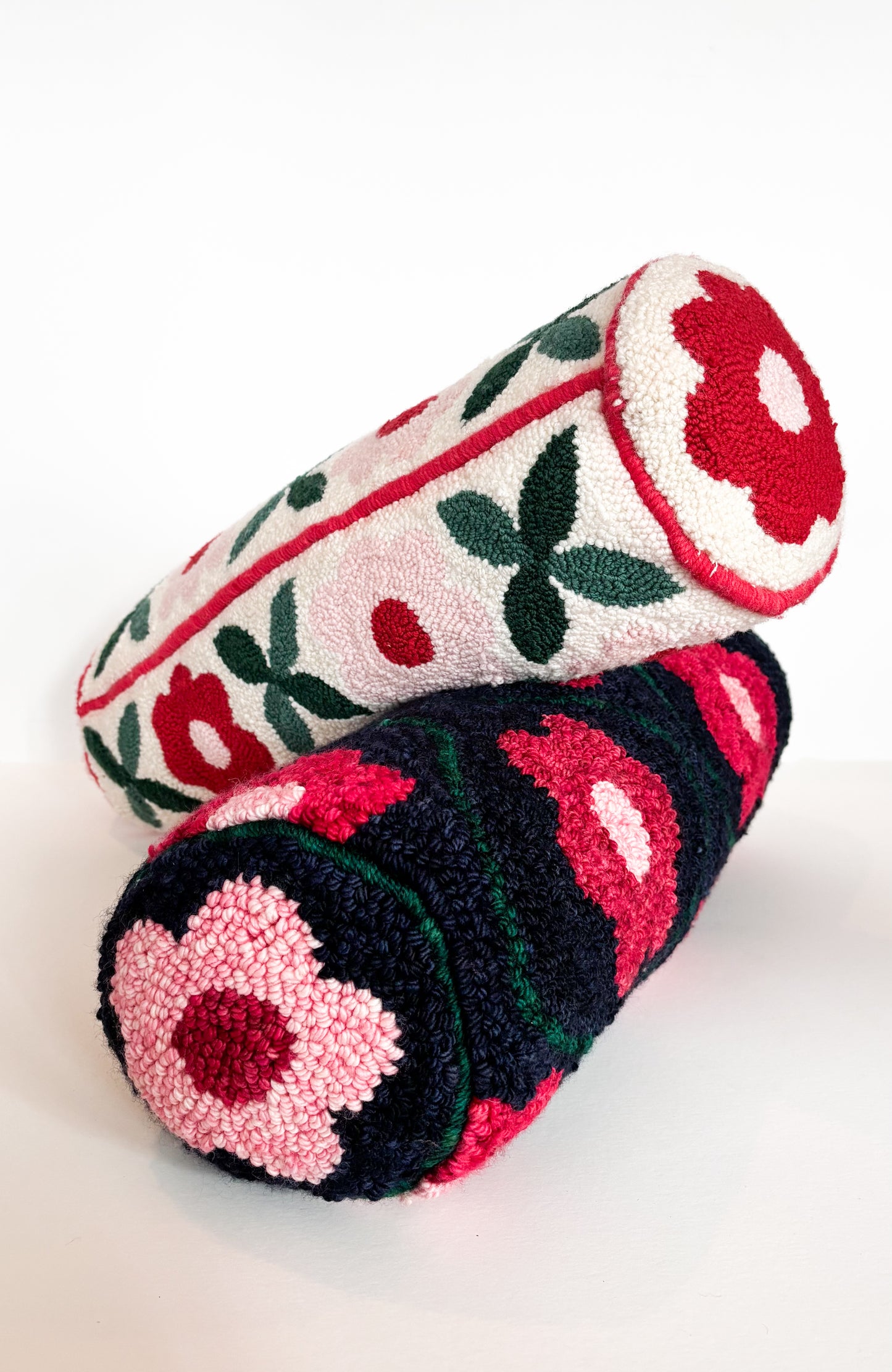 Geometric Floral Bolster Pillow Pillow Digital Pattern