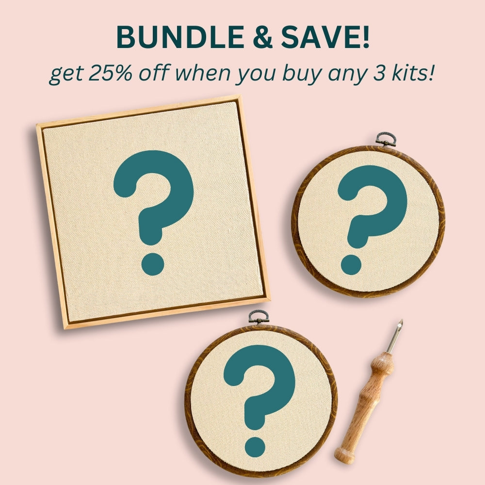 Spring Bee Punch Needle Kit