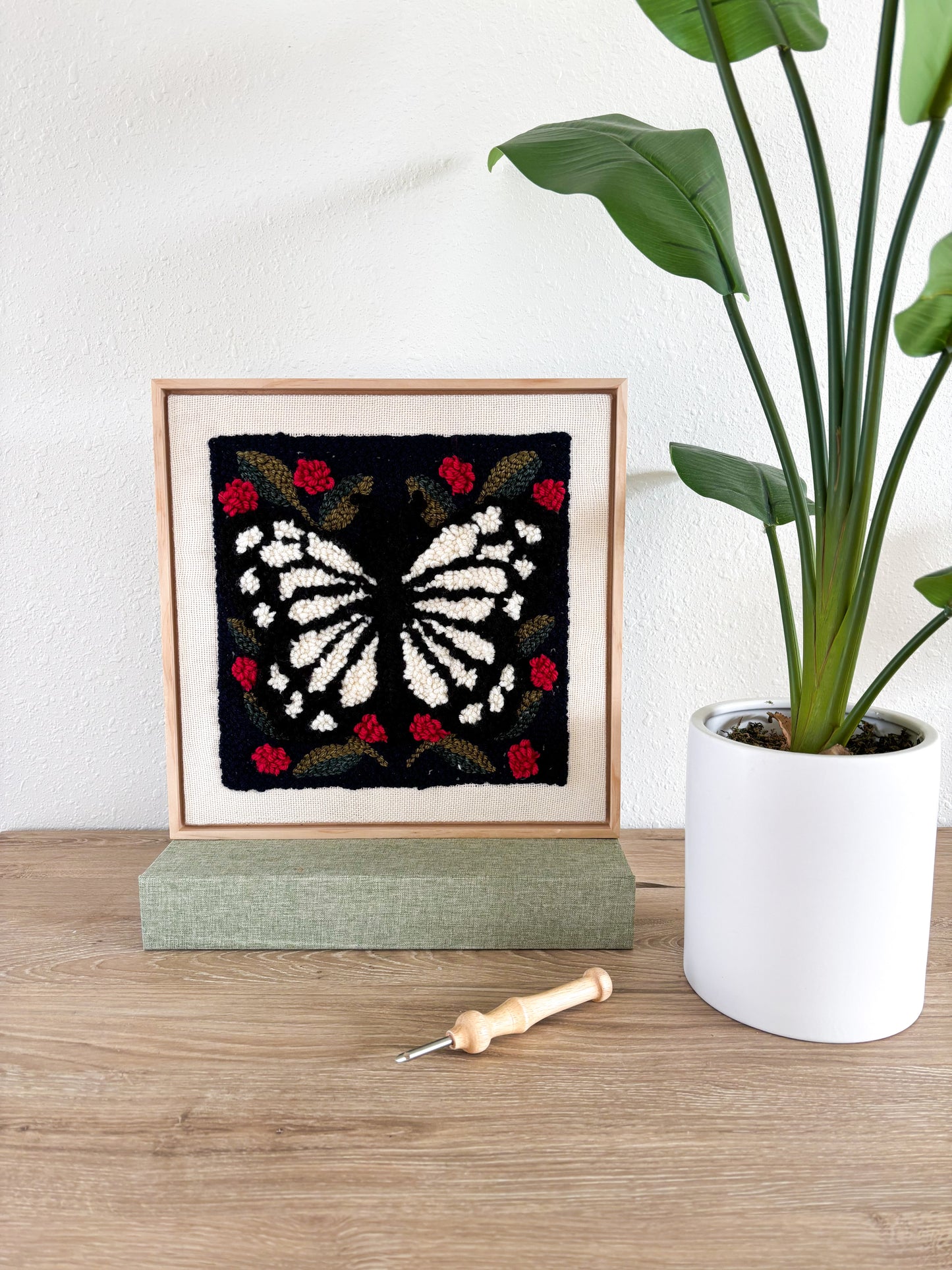 Spring Butterfly Punch Needle Kit