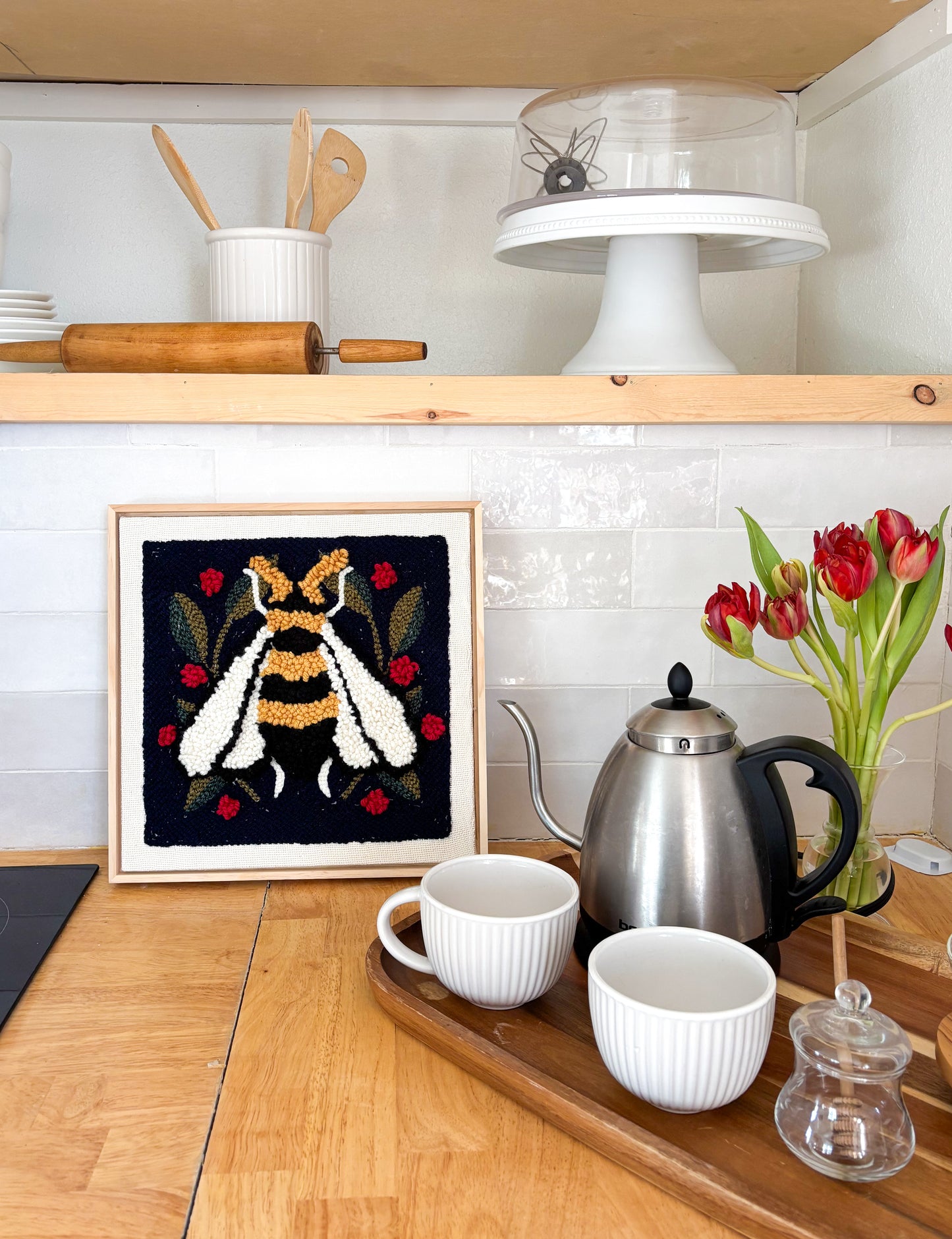 Spring Bee Punch Needle Kit