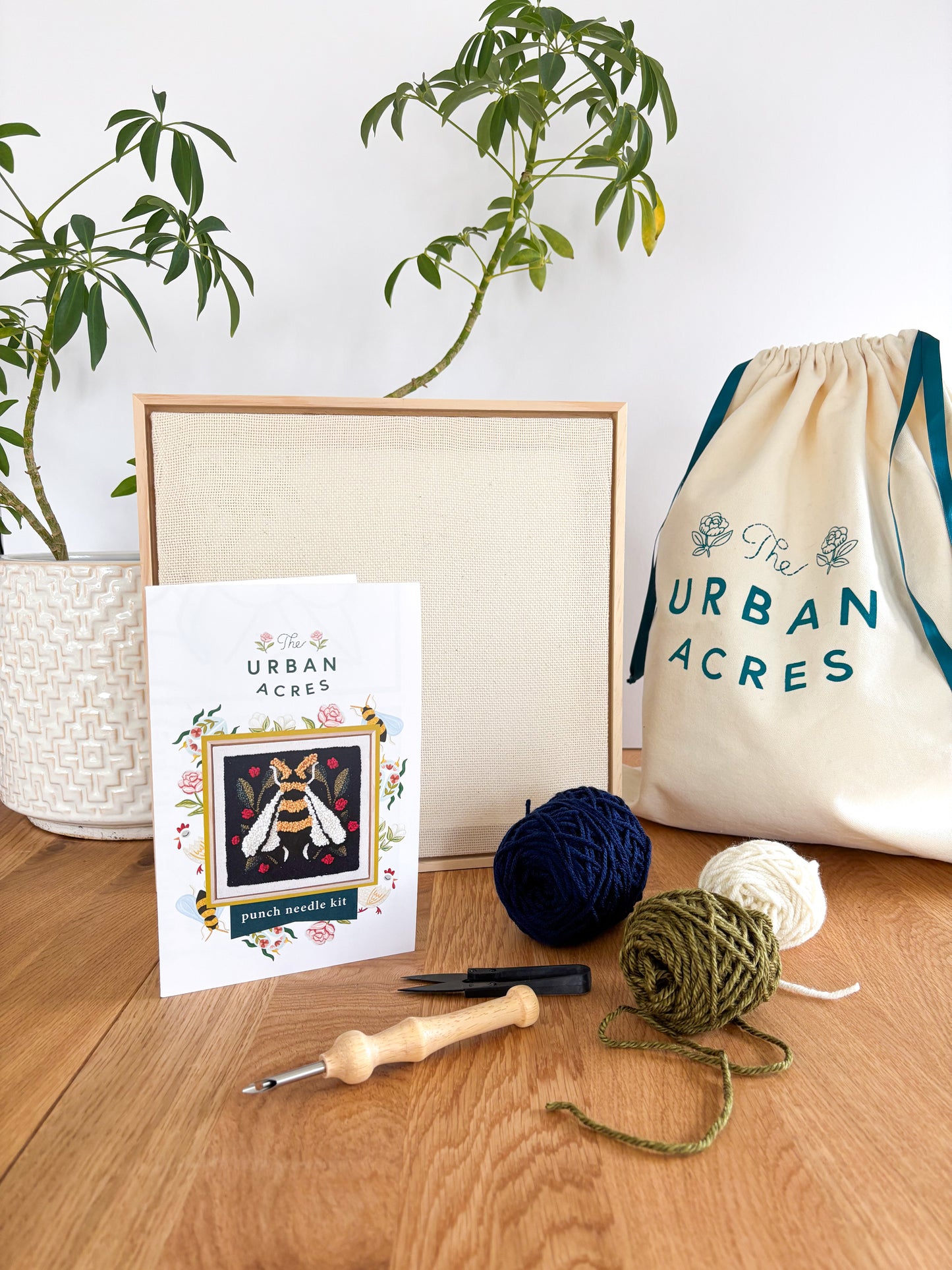 Spring Bee Punch Needle Kit