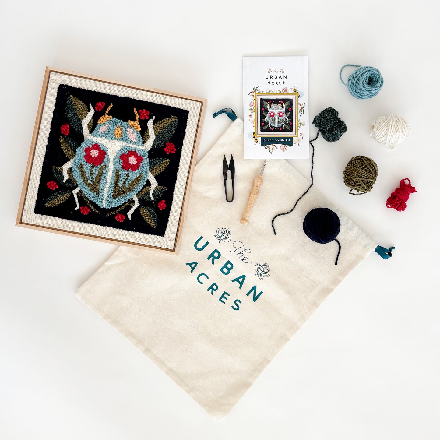 Spring Beetle Punch Needle Kit