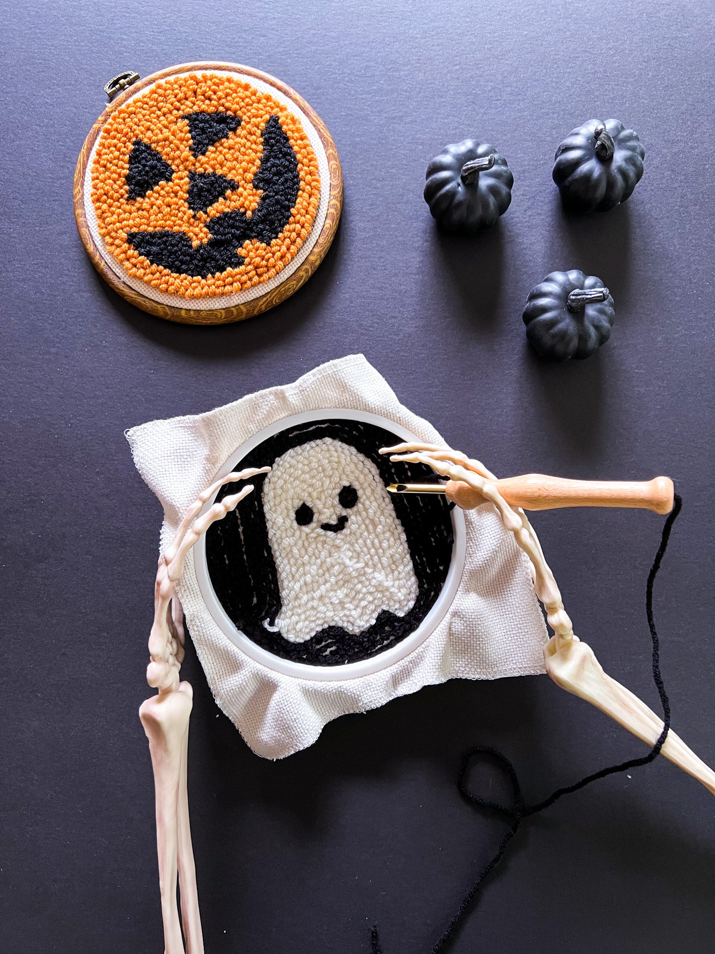 Spooky Ghost Punch Needle Kit