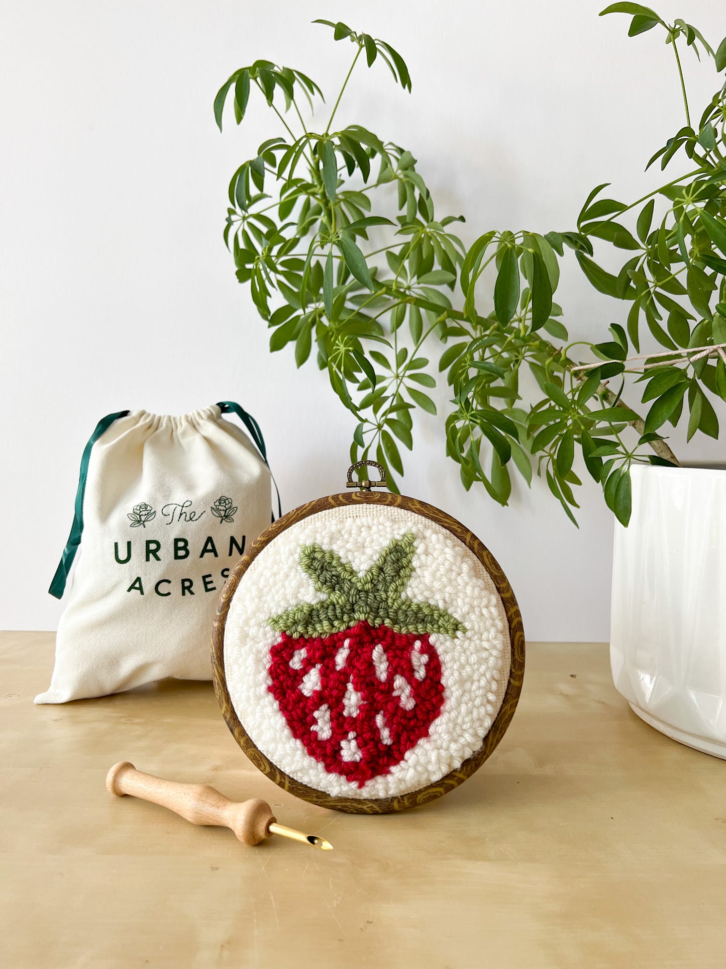 Strawberry Punch Needle Kit