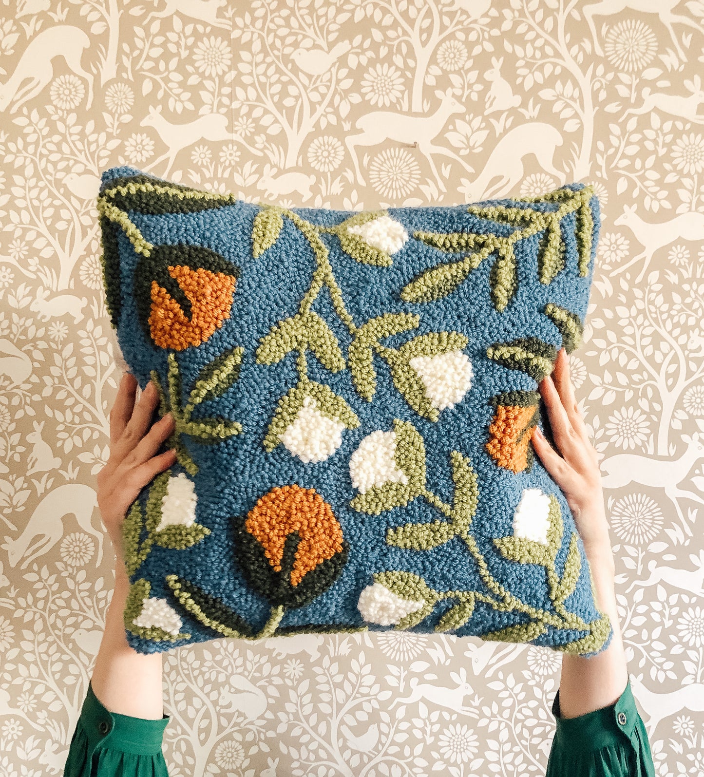 Spring Floral Pillow Digital Pattern
