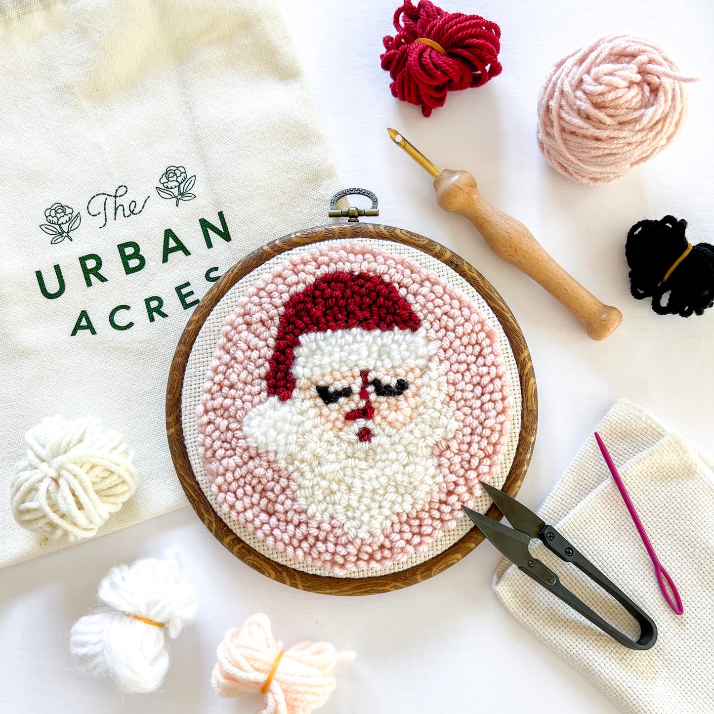 Santa Punch Needle Kit