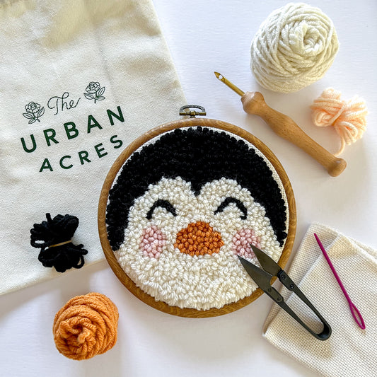 Penguin Punch Needle Kit
