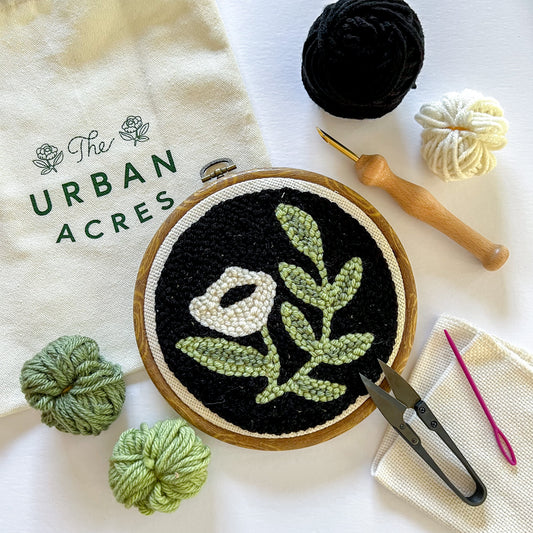 Modern Floral Punch Needle Kit