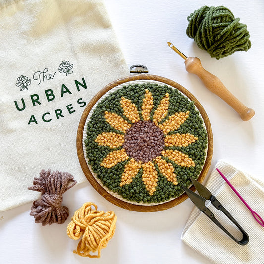 Sunflower Punch Needle Kit
