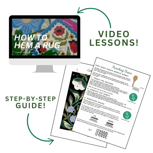 Indian Floral Hall Runner Pattern & Guide