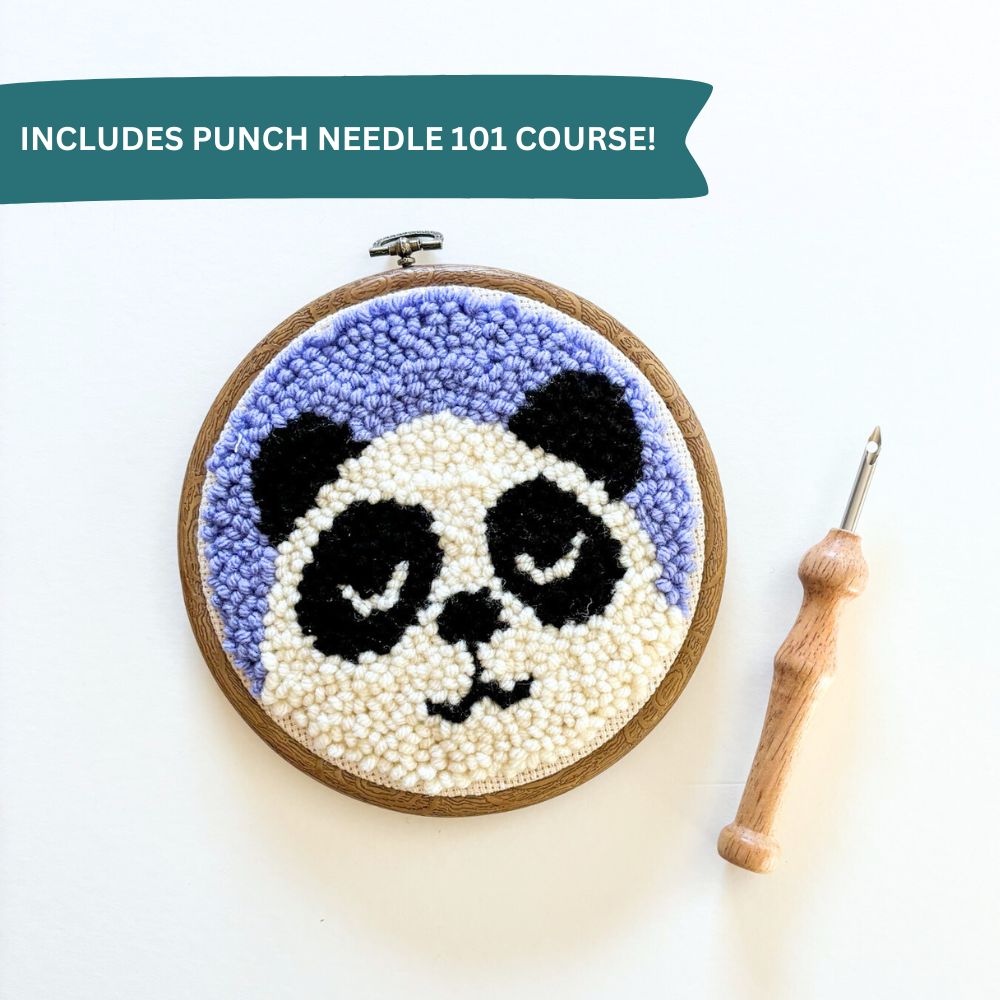 Panda Bear Punch Needle Kit