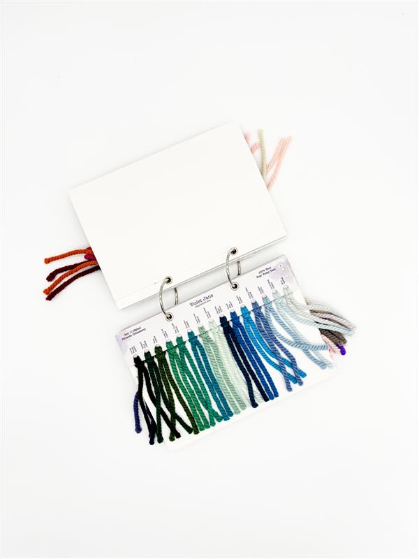 VJ Solid Rug Yarn Color Card