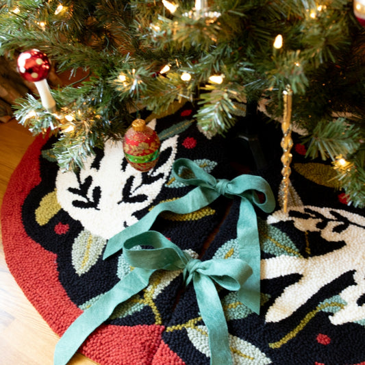 Christmas Doves Tree Skirt Kit