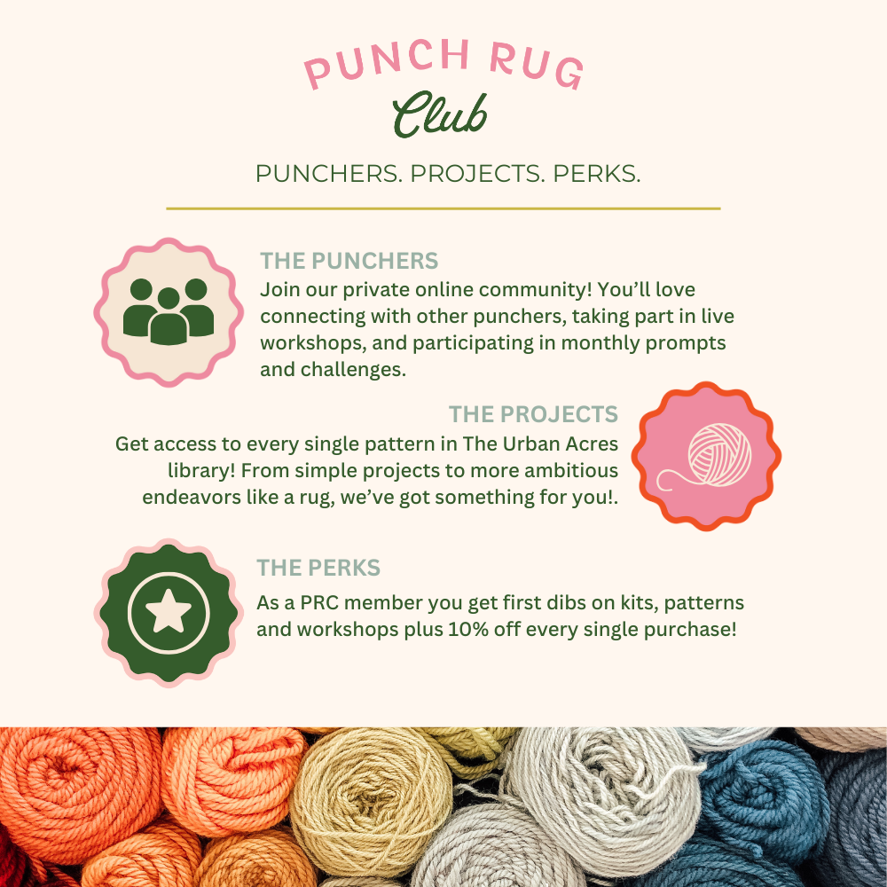 Punch Needle Slipper Course