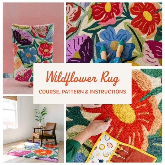 Wildflower Rug Digital Pattern & Course