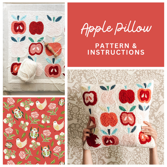 Apple Pillow Digital Pattern