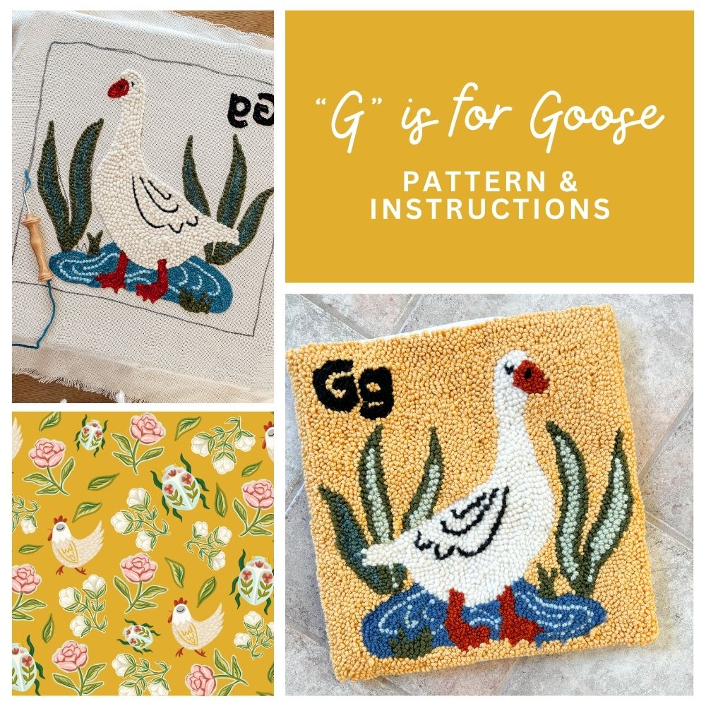 "G" is for Goose Pillow Digital Pattern