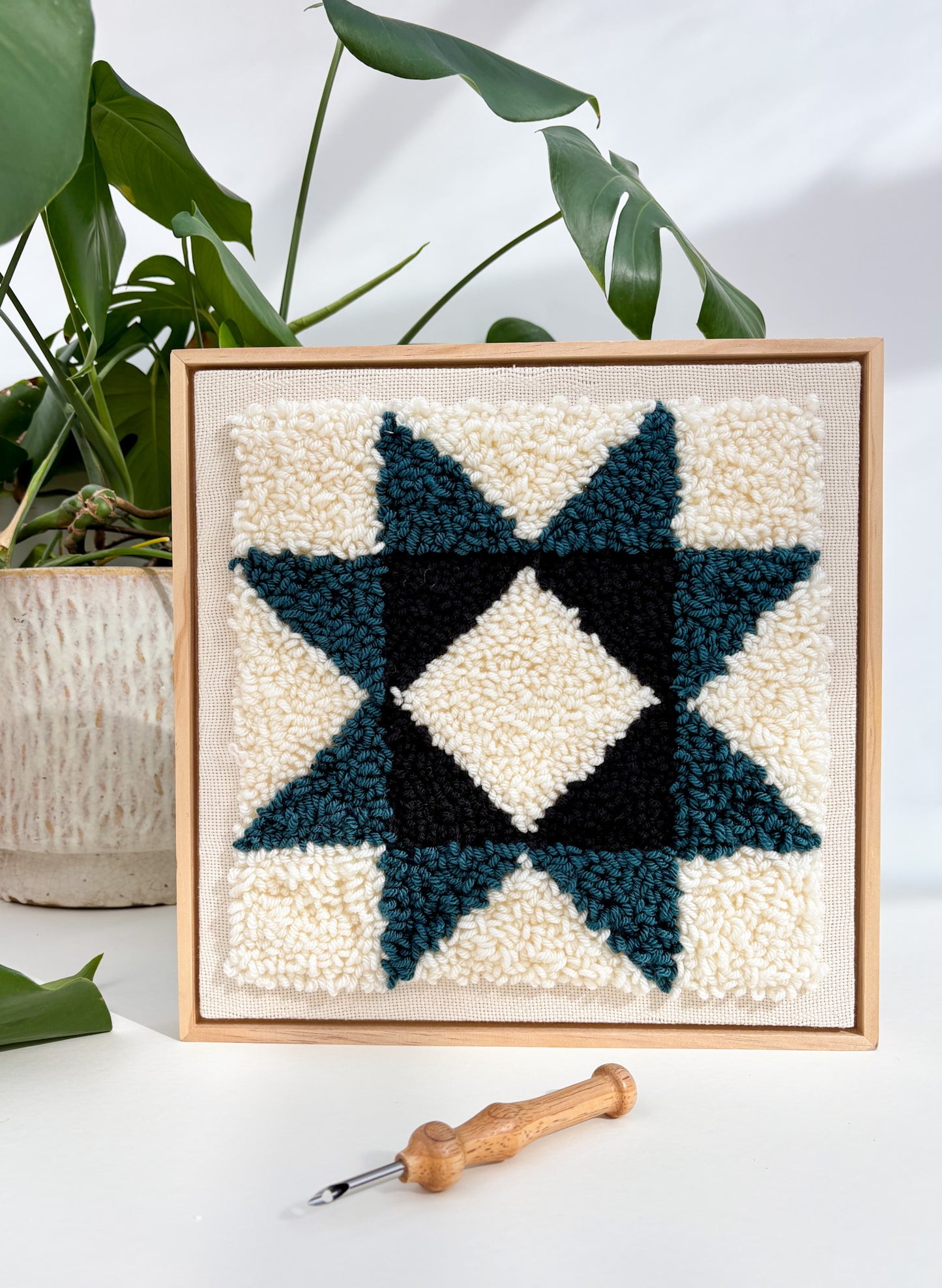 Quilt Star Punch Needle Kit