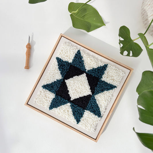 Quilt Star Punch Needle Kit