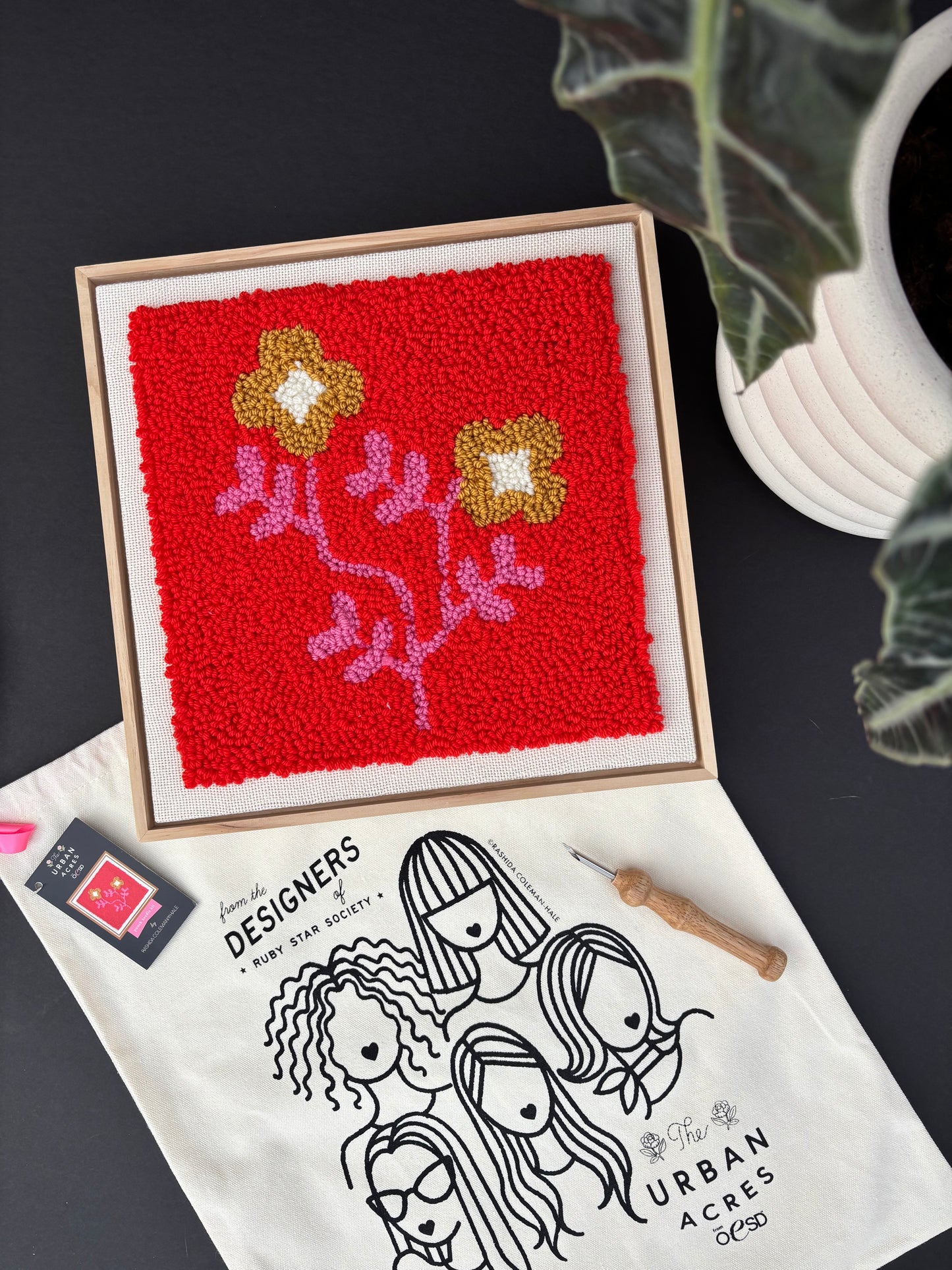 Ruby Star Punch Needle Bundle