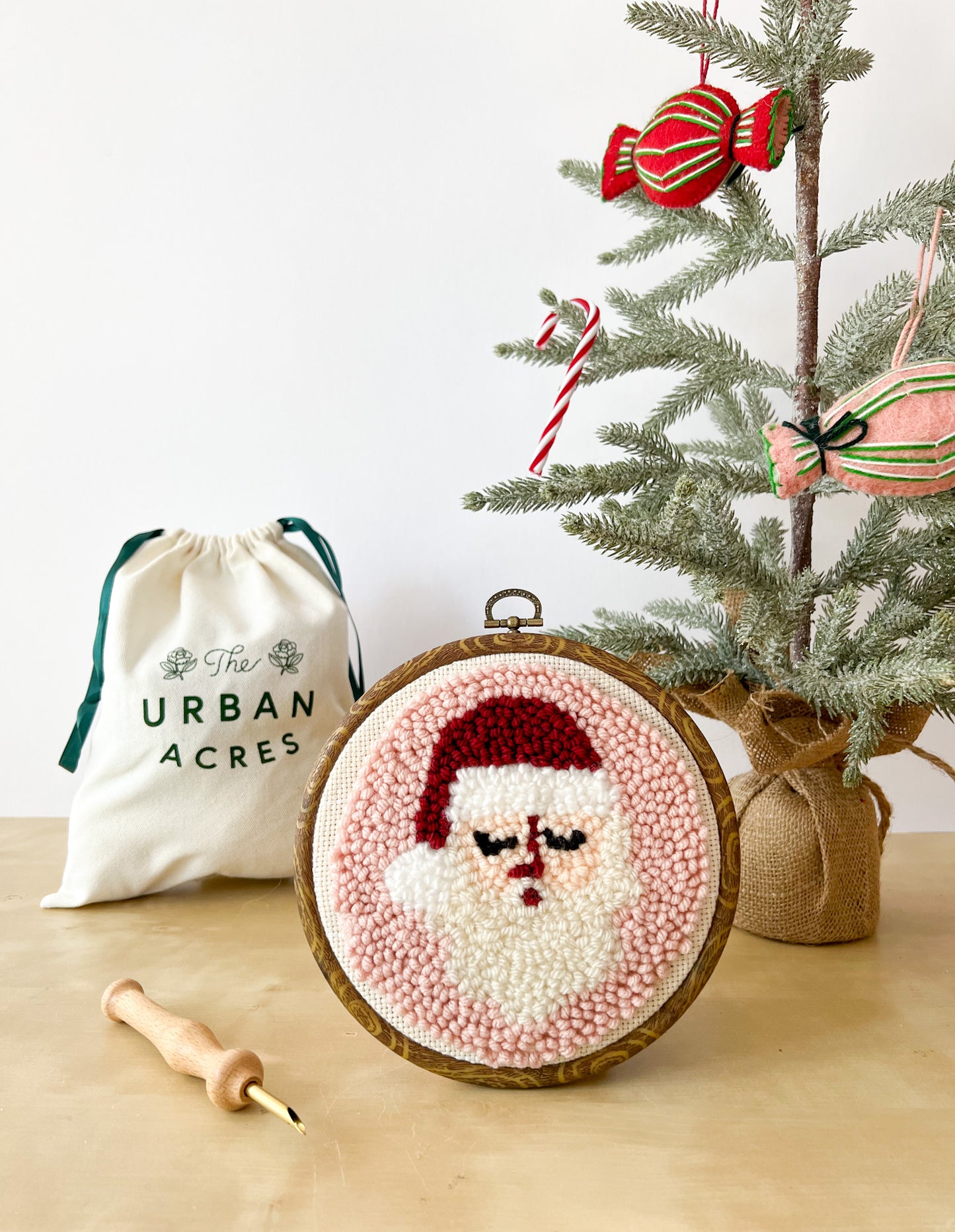 Santa Punch Needle Kit