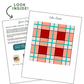 Pink Plaid Pillow Digital Pattern