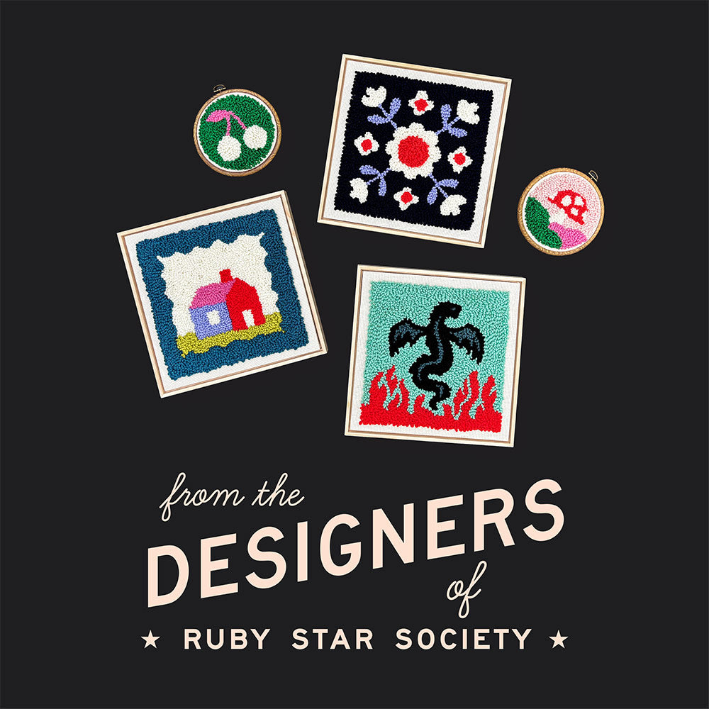 New Punch Needle Kits from the Designers of Ruby Star Society!