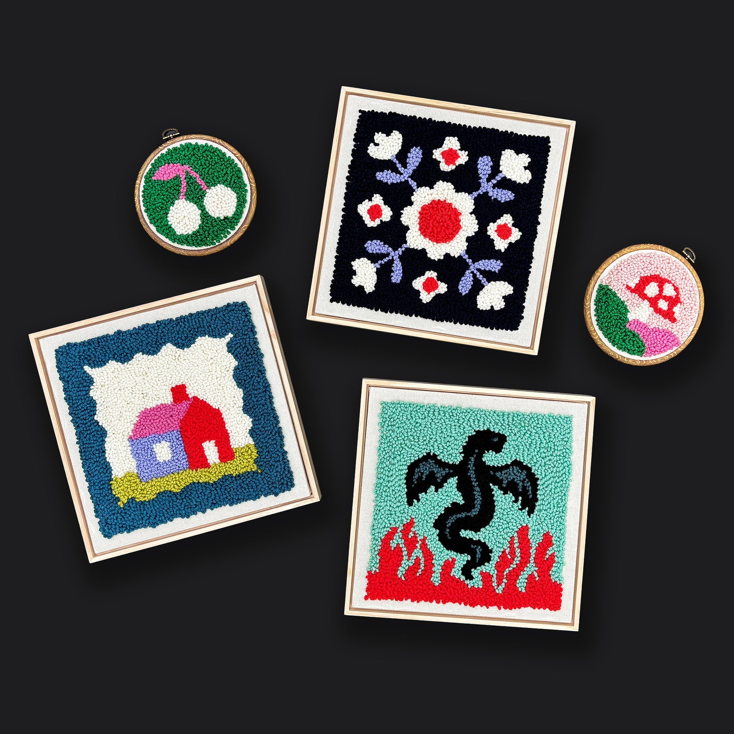 NEW! Ruby Star Punch Needle Bundle