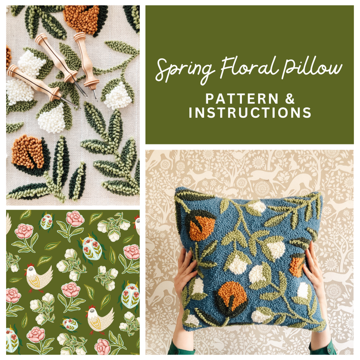 Spring Floral Pillow Digital Pattern – The Urban Acres