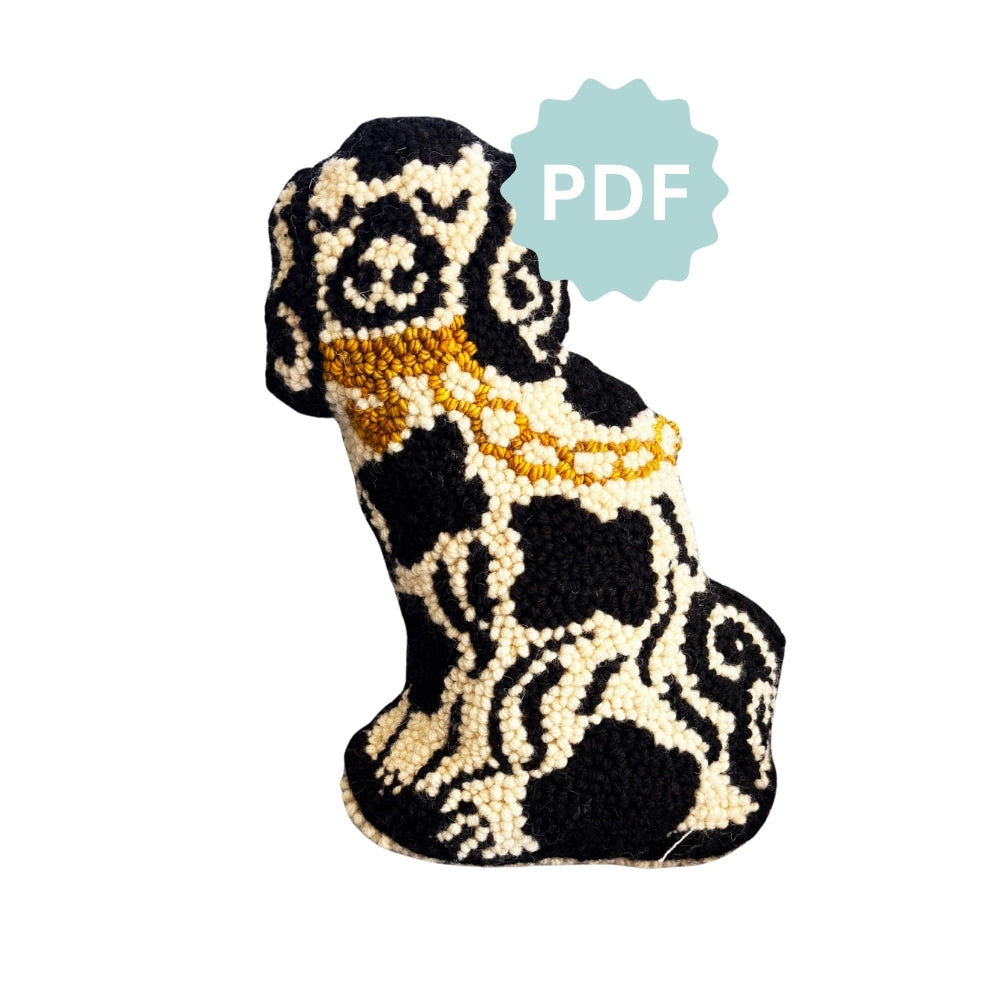Staffordshire Dog Pillow Pattern
