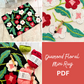 Diamond Floral Mini Rug PDF Pattern