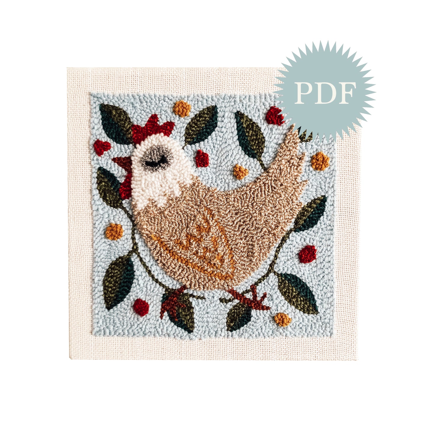 Spring Chicken Digital Pattern